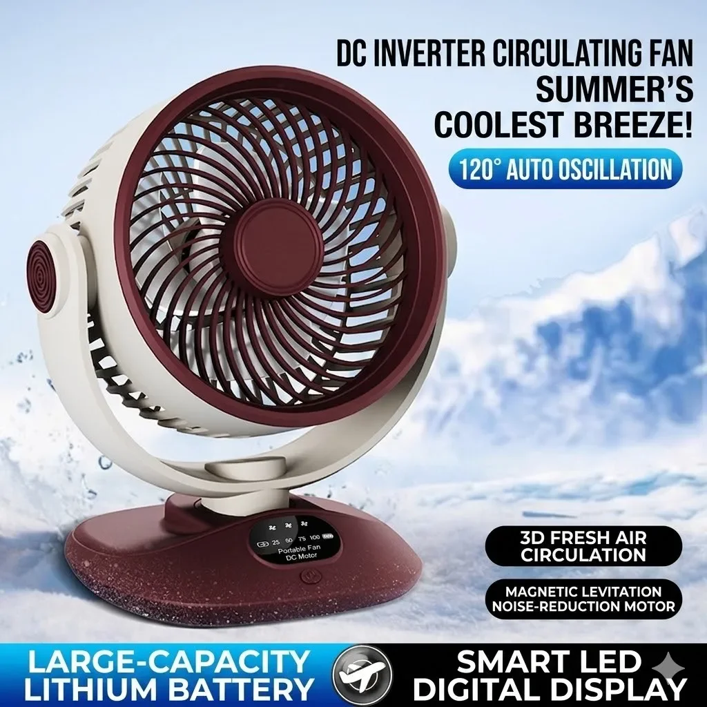 Ventilateur de bureau recharge - Camping Quiet avis et prix